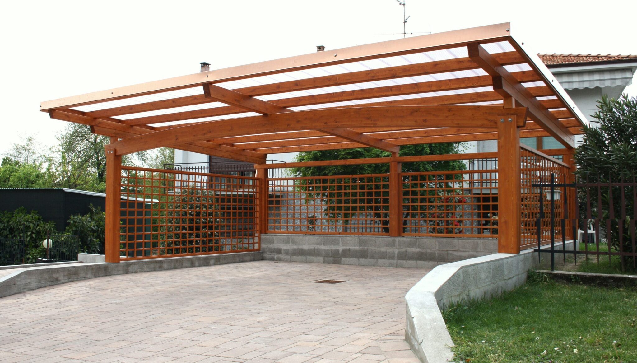 Pergolas para AUTOS de Madera【2024