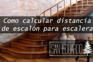 Como hacer una escalera de madera y como calcular sus escalones