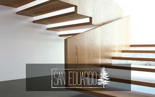 escaleras con madera interior