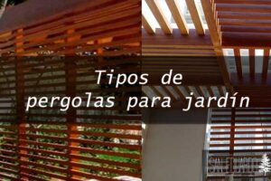 Tipos de pergolas para patios y jardines exteriores