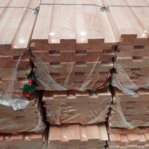 muro de listones de madera pared