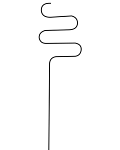 Tutor curvo 60 cm x 10 unidades
